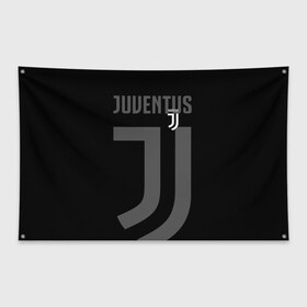 Флаг-баннер с принтом Juventus 2018 Original в Белгороде, 100% полиэстер | размер 67 х 109 см, плотность ткани — 95 г/м2; по краям флага есть четыре люверса для крепления | fc | juventus | спорт | спортивные | фк | футбол | футбольный клуб | ювентус