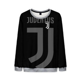 Мужской свитшот 3D с принтом Juventus 2018 Original в Белгороде, 100% полиэстер с мягким внутренним слоем | круглый вырез горловины, мягкая резинка на манжетах и поясе, свободная посадка по фигуре | fc | juventus | спорт | спортивные | фк | футбол | футбольный клуб | ювентус