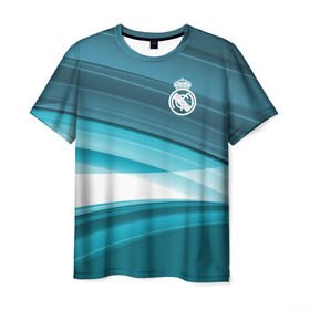 Мужская футболка 3D с принтом Real Madrid 2018 Original в Белгороде, 100% полиэфир | прямой крой, круглый вырез горловины, длина до линии бедер | fc | real madrid | реал мадрид | спорт | спортивные | фк | футбол | футбольный клуб