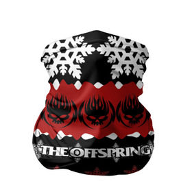Бандана-труба 3D с принтом Праздничный The Offspring в Белгороде, 100% полиэстер, ткань с особыми свойствами — Activecool | плотность 150‒180 г/м2; хорошо тянется, но сохраняет форму | the offspring | офспринг | оффспринг | рок