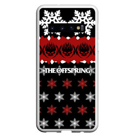 Чехол для Samsung Galaxy S10 с принтом Праздничный The Offspring в Белгороде, Силикон | Область печати: задняя сторона чехла, без боковых панелей | the offspring | офспринг | оффспринг | рок