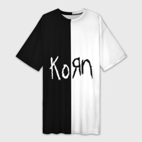 Платье-футболка 3D с принтом Korn в Белгороде,  |  | korn | koяn | альтернативный | арвизу | гранж | грув | группа | дым | дэвис | корн | коян | лузье | манки | метал | музыка | нюметал | панк | песни | рок | уэлч | филди | филипп | хэд | шаффер