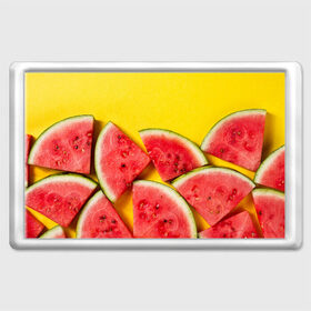 Магнит 45*70 с принтом арбуз в Белгороде, Пластик | Размер: 78*52 мм; Размер печати: 70*45 | berry | food | fruit | health | rest | summer | vegan | vegetarianism | vitamins | watermelon | арбуз | веган | вегетарианство | витамины | еда | здоровье | лето | отдых | фрукты | ягода