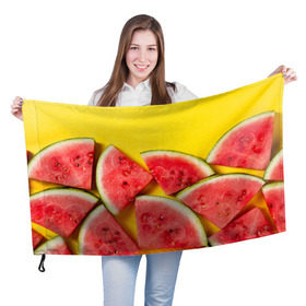 Флаг 3D с принтом арбуз в Белгороде, 100% полиэстер | плотность ткани — 95 г/м2, размер — 67 х 109 см. Принт наносится с одной стороны | berry | food | fruit | health | rest | summer | vegan | vegetarianism | vitamins | watermelon | арбуз | веган | вегетарианство | витамины | еда | здоровье | лето | отдых | фрукты | ягода