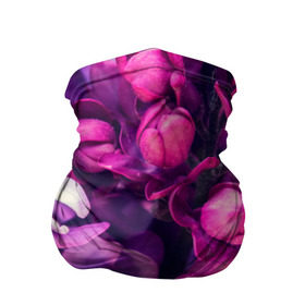 Бандана-труба 3D с принтом цветы в Белгороде, 100% полиэстер, ткань с особыми свойствами — Activecool | плотность 150‒180 г/м2; хорошо тянется, но сохраняет форму | botany | bouquet | flowers | fuchsia | leaves | magnolia | peony | pink | vintage | ботаника | букет | винтаж | листья | магнолия | пион | розовый | фуксия | цветы