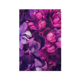 Обложка для паспорта матовая кожа с принтом цветы в Белгороде, натуральная матовая кожа | размер 19,3 х 13,7 см; прозрачные пластиковые крепления | botany | bouquet | flowers | fuchsia | leaves | magnolia | peony | pink | vintage | ботаника | букет | винтаж | листья | магнолия | пион | розовый | фуксия | цветы