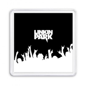 Магнит 55*55 с принтом Linkin Park в Белгороде, Пластик | Размер: 65*65 мм; Размер печати: 55*55 мм | bennington | chester | linkin park | альтернативный | беннингтон | группа | ленкин | линкин | майк | метал | музыкант | ню | нюметал | парк | певец | рок | рэп | честер | электроник
