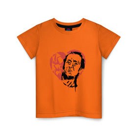 Детская футболка хлопок с принтом Кровосток в Белгороде, 100% хлопок | круглый вырез горловины, полуприлегающий силуэт, длина до линии бедер | голова | кровосток | шило