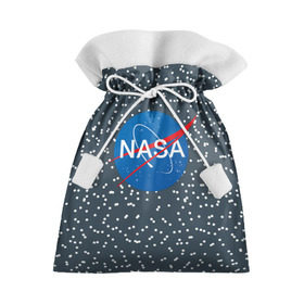 Подарочный 3D мешок с принтом NASA в Белгороде, 100% полиэстер | Размер: 29*39 см | Тематика изображения на принте: nasa | star | звезды | космос | наса