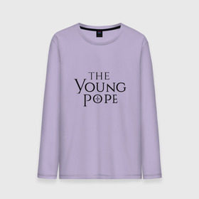 Мужской лонгслив хлопок с принтом The young pope в Белгороде, 100% хлопок |  | young pope | джуд лоу | молодой папа