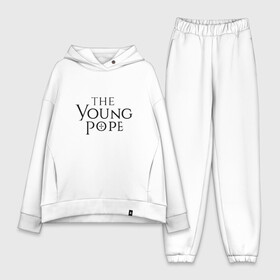 Женский костюм хлопок Oversize с принтом The young pope в Белгороде,  |  | young pope | джуд лоу | молодой папа
