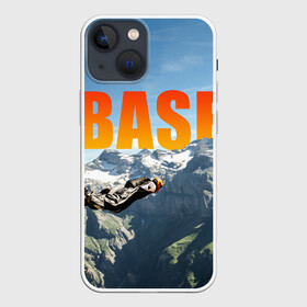 Чехол для iPhone 13 mini с принтом base jumping в Белгороде,  |  | adrenaline | b.a.s.e. | base jumping | danger | extreme | freedom | height | jump | parachute | risk | skydive | адреналин | бейс | бейсджампинг | высота | парашют | прыжок | риск | свобода | экстрим