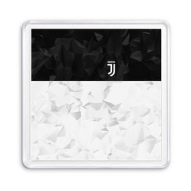 Магнит 55*55 с принтом Juventus 2018 Black and White в Белгороде, Пластик | Размер: 65*65 мм; Размер печати: 55*55 мм | Тематика изображения на принте: fc | juventus | спорт | спортивные | фк | футбол | футбольный клуб | ювентус