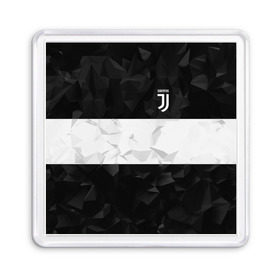 Магнит 55*55 с принтом Juventus 2018 White Line в Белгороде, Пластик | Размер: 65*65 мм; Размер печати: 55*55 мм | Тематика изображения на принте: fc | juventus | спорт | спортивные | фк | футбол | футбольный клуб | ювентус