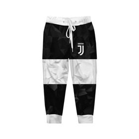 Детские брюки 3D с принтом Juventus 2018 White Line в Белгороде, 100% полиэстер | манжеты по низу, эластичный пояс регулируется шнурком, по бокам два кармана без застежек, внутренняя часть кармана из мелкой сетки | fc | juventus | спорт | спортивные | фк | футбол | футбольный клуб | ювентус
