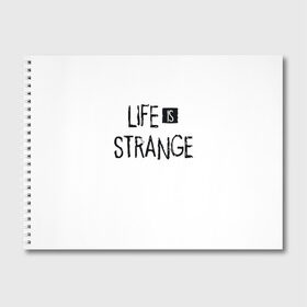 Альбом для рисования с принтом Life is Strange в Белгороде, 100% бумага
 | матовая бумага, плотность 200 мг. | life is strange 2 | игра | лайф ис стрэндж | надпись