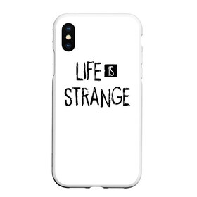 Чехол для iPhone XS Max матовый с принтом Life is Strange в Белгороде, Силикон | Область печати: задняя сторона чехла, без боковых панелей | life is strange 2 | игра | лайф ис стрэндж | надпись