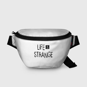 Поясная сумка 3D с принтом Life is Strange в Белгороде, 100% полиэстер | плотная ткань, ремень с регулируемой длиной, внутри несколько карманов для мелочей, основное отделение и карман с обратной стороны сумки застегиваются на молнию | life is strange 2 | игра | лайф ис стрэндж | надпись