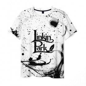 Мужская футболка 3D с принтом Linkin Park в Белгороде, 100% полиэфир | прямой крой, круглый вырез горловины, длина до линии бедер | chester bennington | linkin park | беннингтон честер | линкин парк