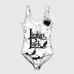 Купальник-боди 3D с принтом Linkin Park в Белгороде, 82% полиэстер, 18% эластан | Круглая горловина, круглый вырез на спине | chester bennington | linkin park | беннингтон честер | линкин парк