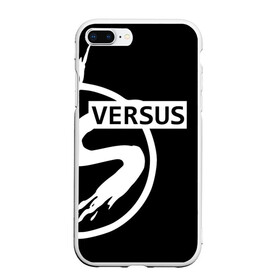 Чехол для iPhone 7Plus/8 Plus матовый с принтом VERSUS в Белгороде, Силикон | Область печати: задняя сторона чехла, без боковых панелей | battle | versus | батл | версус