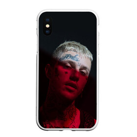 Чехол для iPhone XS Max матовый с принтом LIL PEEP в Белгороде, Силикон | Область печати: задняя сторона чехла, без боковых панелей | Тематика изображения на принте: band | cry baby | emo | lil peep | music | musician | rap | swag | группа | музыка | музыкант | нытик. | рэп | сваг | эмо