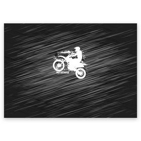 Поздравительная открытка с принтом Motocross в Белгороде, 100% бумага | плотность бумаги 280 г/м2, матовая, на обратной стороне линовка и место для марки
 | motorbike | motorcycle | race | rider | ryder | speed | байк | гонки | гонщик | мото | мотобайк | мотоцикл | райдер | скорость