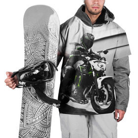 Накидка на куртку 3D с принтом Kawasaki в Белгороде, 100% полиэстер |  | motorbike | motorcycle | race | rider | ryder | speed | yamaha | байк | гонки | гонщик | кавасаки | мото | мотобайк | мотоцикл | райдер | скорость | ямаха