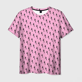 Мужская футболка 3D с принтом LiL PEEP Pattern в Белгороде, 100% полиэфир | прямой крой, круглый вырез горловины, длина до линии бедер | lil peep. cry baby | лил пип