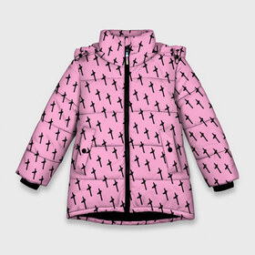 Зимняя куртка для девочек 3D с принтом LiL PEEP Pattern в Белгороде, ткань верха — 100% полиэстер; подклад — 100% полиэстер, утеплитель — 100% полиэстер. | длина ниже бедра, удлиненная спинка, воротник стойка и отстегивающийся капюшон. Есть боковые карманы с листочкой на кнопках, утяжки по низу изделия и внутренний карман на молнии. 

Предусмотрены светоотражающий принт на спинке, радужный светоотражающий элемент на пуллере молнии и на резинке для утяжки. | Тематика изображения на принте: lil peep. cry baby | лил пип
