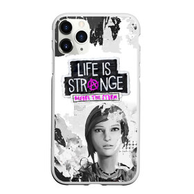 Чехол для iPhone 11 Pro матовый с принтом Chloe Life is Strange в Белгороде, Силикон |  | before the storm | black and white | chloe | grunge | life is strange | pink | punk | гранж | розовый | хлоя | черно белое