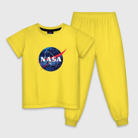 Детская пижама хлопок с принтом NASA в Белгороде, 100% хлопок |  брюки и футболка прямого кроя, без карманов, на брюках мягкая резинка на поясе и по низу штанин
 | nasa | астронавт | астрофизика | космическое агенство | космонавт | космос | наса | скафандр   | шлем