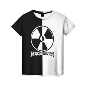 Женская футболка 3D с принтом Megadeth в Белгороде, 100% полиэфир ( синтетическое хлопкоподобное полотно) | прямой крой, круглый вырез горловины, длина до линии бедер | megadet | megadeth | группа | дирк вербурен | дэвид эллефсон | дэйв мастейн | кико лоурейро | мегадет | мегадетх | метал | рок | трэш | трэшметал | тяжелый | хард | хардрок | хеви | хевиметал