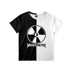 Детская футболка 3D с принтом Megadeth в Белгороде, 100% гипоаллергенный полиэфир | прямой крой, круглый вырез горловины, длина до линии бедер, чуть спущенное плечо, ткань немного тянется | megadet | megadeth | группа | дирк вербурен | дэвид эллефсон | дэйв мастейн | кико лоурейро | мегадет | мегадетх | метал | рок | трэш | трэшметал | тяжелый | хард | хардрок | хеви | хевиметал