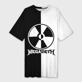 Платье-футболка 3D с принтом Megadeth в Белгороде,  |  | megadet | megadeth | группа | дирк вербурен | дэвид эллефсон | дэйв мастейн | кико лоурейро | мегадет | мегадетх | метал | рок | трэш | трэшметал | тяжелый | хард | хардрок | хеви | хевиметал