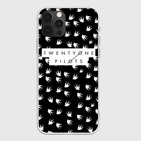 Чехол для iPhone 12 Pro Max с принтом Twenty One Pilots Birds White в Белгороде, Силикон |  | rock | t.o.p. | top | twenty one pilots | рок