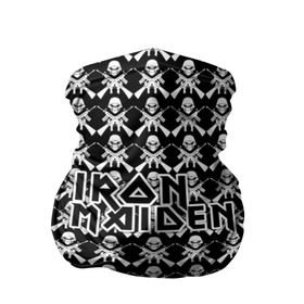 Бандана-труба 3D с принтом Iron Maiden в Белгороде, 100% полиэстер, ткань с особыми свойствами — Activecool | плотность 150‒180 г/м2; хорошо тянется, но сохраняет форму | iron maiden | адриан смит | айрон мейден | гроза | группа | дэйв мюррей | железная дева | ирон майден | метал | мрачный | музыка | песни | рок | стив харрис | тяжелый | флаг | хеви | хевиметал