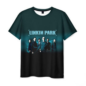 Мужская футболка 3D с принтом Linkin Park в Белгороде, 100% полиэфир | прямой крой, круглый вырез горловины, длина до линии бедер | bennington | chester | linkin park | альтернативный | беннингтон | группа | ленкин | линкин | майк | метал | музыкант | ню | нюметал | парк | певец | рок | рэп | честер | электроник