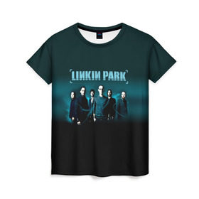 Женская футболка 3D с принтом Linkin Park в Белгороде, 100% полиэфир ( синтетическое хлопкоподобное полотно) | прямой крой, круглый вырез горловины, длина до линии бедер | bennington | chester | linkin park | альтернативный | беннингтон | группа | ленкин | линкин | майк | метал | музыкант | ню | нюметал | парк | певец | рок | рэп | честер | электроник