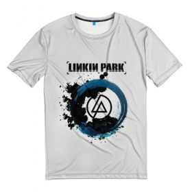 Мужская футболка 3D с принтом Linkin Park в Белгороде, 100% полиэфир | прямой крой, круглый вырез горловины, длина до линии бедер | bennington | chester | linkin park | беннингтон | ленкин | линкин | майк | честер