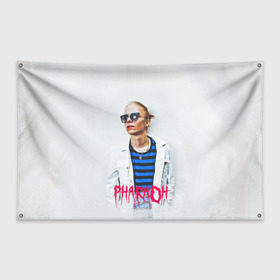Флаг-баннер с принтом Pharaoh 2 в Белгороде, 100% полиэстер | размер 67 х 109 см, плотность ткани — 95 г/м2; по краям флага есть четыре люверса для крепления | dead dynasty | pharaoh | pink phloyd | мертвая династия | фараон