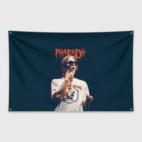 Флаг-баннер с принтом Фара в Белгороде, 100% полиэстер | размер 67 х 109 см, плотность ткани — 95 г/м2; по краям флага есть четыре люверса для крепления | dead dynasty | pharaoh | pink phloyd | мертвая династия | фараон