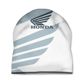 Шапка 3D с принтом Honda в Белгороде, 100% полиэстер | универсальный размер, печать по всей поверхности изделия | car | honda | moto | motorbike | race | авто | автомобиль | гонки | марка | машина | мотоцикл | хонда