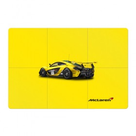Магнитный плакат 3Х2 с принтом McLaren в Белгороде, Полимерный материал с магнитным слоем | 6 деталей размером 9*9 см | Тематика изображения на принте: car | mclaren | race | авто | автомобиль | гонки | макларен | марка | машина