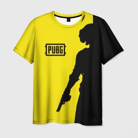 Мужская футболка 3D с принтом PUBG в Белгороде, 100% полиэфир | прямой крой, круглый вырез горловины, длина до линии бедер | playerunknowns battlegrounds | pubg