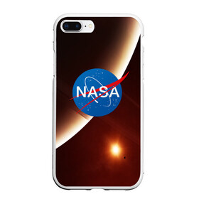 Чехол для iPhone 7Plus/8 Plus матовый с принтом NASA SPACE в Белгороде, Силикон | Область печати: задняя сторона чехла, без боковых панелей | galaxy | nasa | space | астрономия | известные | космос | наса | планеты | сатурн