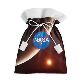Подарочный 3D мешок с принтом NASA SPACE в Белгороде, 100% полиэстер | Размер: 29*39 см | Тематика изображения на принте: galaxy | nasa | space | астрономия | известные | космос | наса | планеты | сатурн