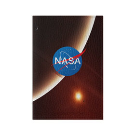 Обложка для паспорта матовая кожа с принтом NASA SPACE в Белгороде, натуральная матовая кожа | размер 19,3 х 13,7 см; прозрачные пластиковые крепления | galaxy | nasa | space | астрономия | известные | космос | наса | планеты | сатурн