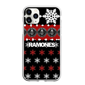 Чехол для iPhone 11 Pro матовый с принтом Праздничный Ramones в Белгороде, Силикон |  | ramones | группа | джонни | джоуи | ди ди томми | знак | красный | марк | надпись | новогодний | новый год | панк | поп | праздник | раманес | раманэс | рамон | рамонес | рамонэс | рамоун | рамоунз | рамоунс