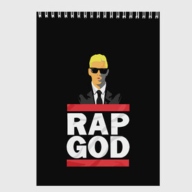 Скетчбук с принтом Rap God Eminem в Белгороде, 100% бумага
 | 48 листов, плотность листов — 100 г/м2, плотность картонной обложки — 250 г/м2. Листы скреплены сверху удобной пружинной спиралью | actor | american rapper | composer | eminem | music | rap | rap god | record producer |   | актёр | американский | композитор | музыка | музыкальный продюсер | рэп | рэпер